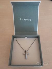 Collana Brosway con croce