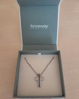 Collana Brosway con croce