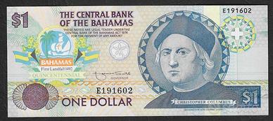 Bahamas - banconota UNC FdS da 1 Dollaro