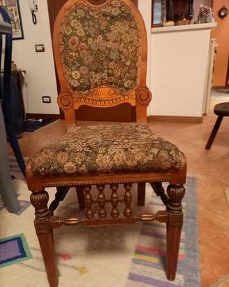 POLTRONCINE IN VECCHIO  STILE VENEZIANO