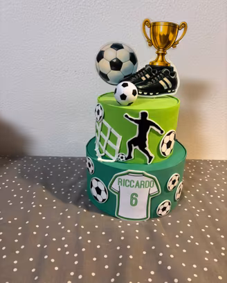 Torta finta calcio