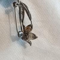 spilla in argento anni 60 70