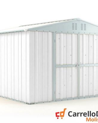 Box struttura lamiera Acciaio 327x307cm bianco