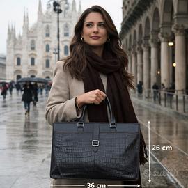 Borsa Caimano/Coccodrillo Made in Italy