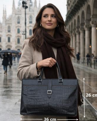 Borsa Caimano/Coccodrillo Made in Italy