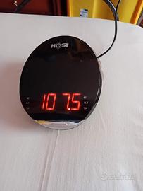 Radiosveglia da tavolo display LED rosso