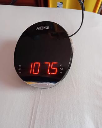 Radiosveglia da tavolo display LED rosso