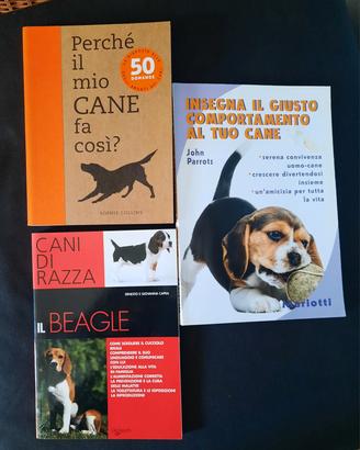 tre libri sui cani