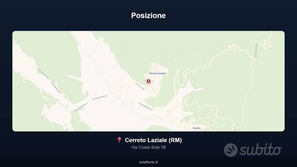 Appartamento – Cerreto Laziale, Roma Capitale - Altro