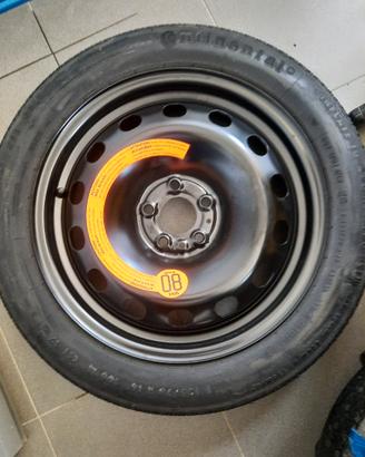 ruotino di scorta 135 70 16 fiat 500l