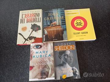 Lotto 5 libri genere giallo a solamente