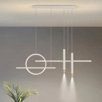 lampadario a sospensione bianco LED moderno 