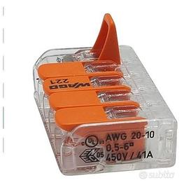 Morsetto rapido Wago 5x6