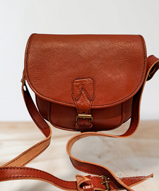 Borsa vintage artigianali Vera pelle Di Capra.