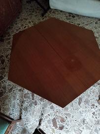 Set Tavolo in noce di ciliegio con 6 sedie