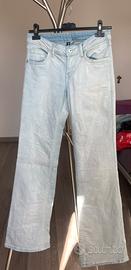 Jeans a vita bassa, azzurro chiaro HM