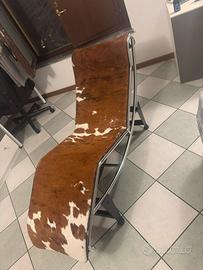 Chaise longue modello Cassina Lc4 cavallino