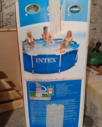 piscina da giardino completa di accessori