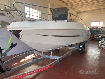 Barca nuova 23 open + motore nuovo mercury f 150 e
