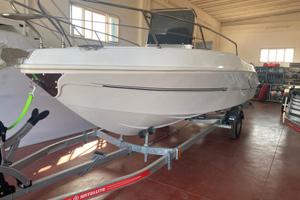 Barca nuova 23 open + motore nuovo mercury f 150 e