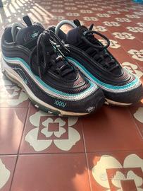 Nike air max 97 con dettagli turchesi