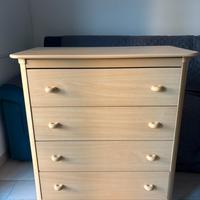 Cassettiera con fasciatoio