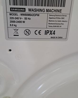 pezzi di ricambio lavatrice samsung