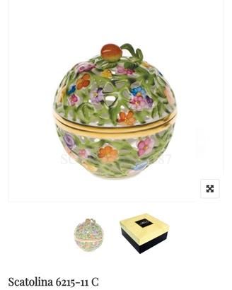 Hand-Painted Herend Porcelain Jewelry Box