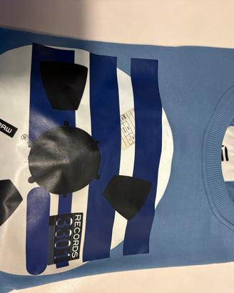 Felpa uomo G Star Raw azzurra taglia M
