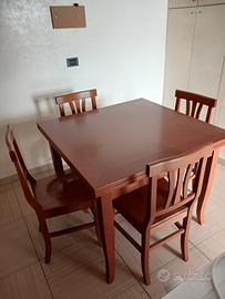 Tavolo legno apribile su entrambi i lati