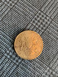 Moneta Kenya 10 Cents 1971 Jomo Kenyatta