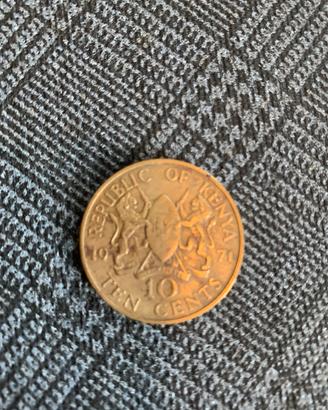 Moneta Kenya 10 Cents 1971 Jomo Kenyatta