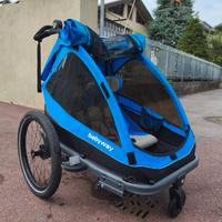 Carrellino porta bimbi BRN Baby Way per bicicletta