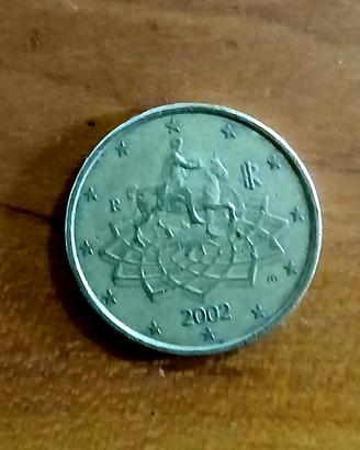 50 centesimi Marcaurelio 2002