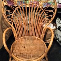 sedia in vimini 