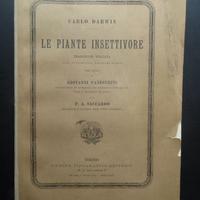 Libro, Darwin, Le piante insettivore, 1878