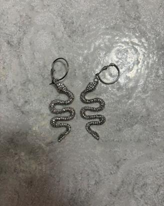 Orecchini Eleganti in argento brillantinati