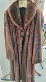 Pelliccia vera visone vintage donna
