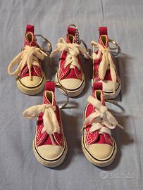 Set 5 Portachiavi Mini Sneaker – Stile Converse