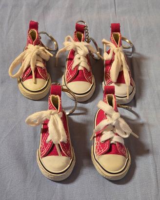 Set 5 Portachiavi Mini Sneaker – Stile Converse