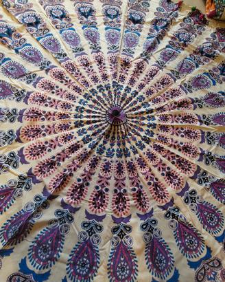 Arazzi Mandala Made in India cotone 170cm diametro