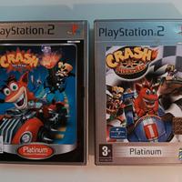 Lotto 2 Giochi Crash Bandicoot per PS2- Racing Pac
