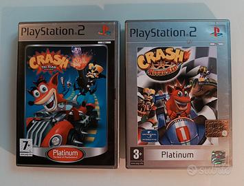 Lotto 2 Giochi Crash Bandicoot per PS2- Racing Pac