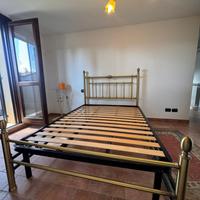 Letto Matrimoniale in Ottone completo di Rete