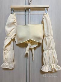 PLT Top Schiena Scoperta Con Lacci Palloncino