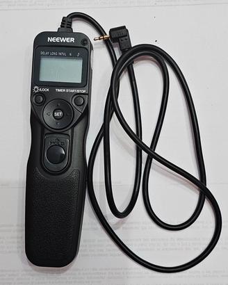 telecomando con timer per fotocamera Neewer.