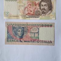 N°2 BANCONOTE IN LIRE REP. ITA. SOLO PER ANDREA.