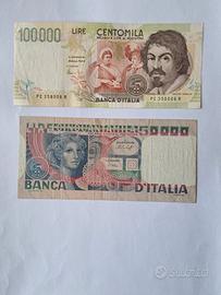 N°2 BANCONOTE IN LIRE REP. ITA. SOLO PER ANDREA.