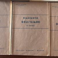 Libri riassunto dell’ Eneide, Iliade e Odissea