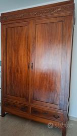 armadio noce antico 
